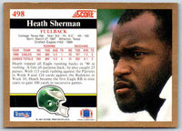 1991 Score Heath Sherman #498