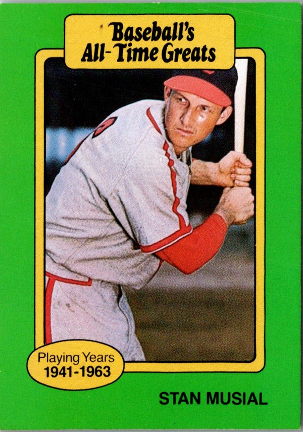 1987 Hygrade All-Time Greats Stan Musial #NNO
