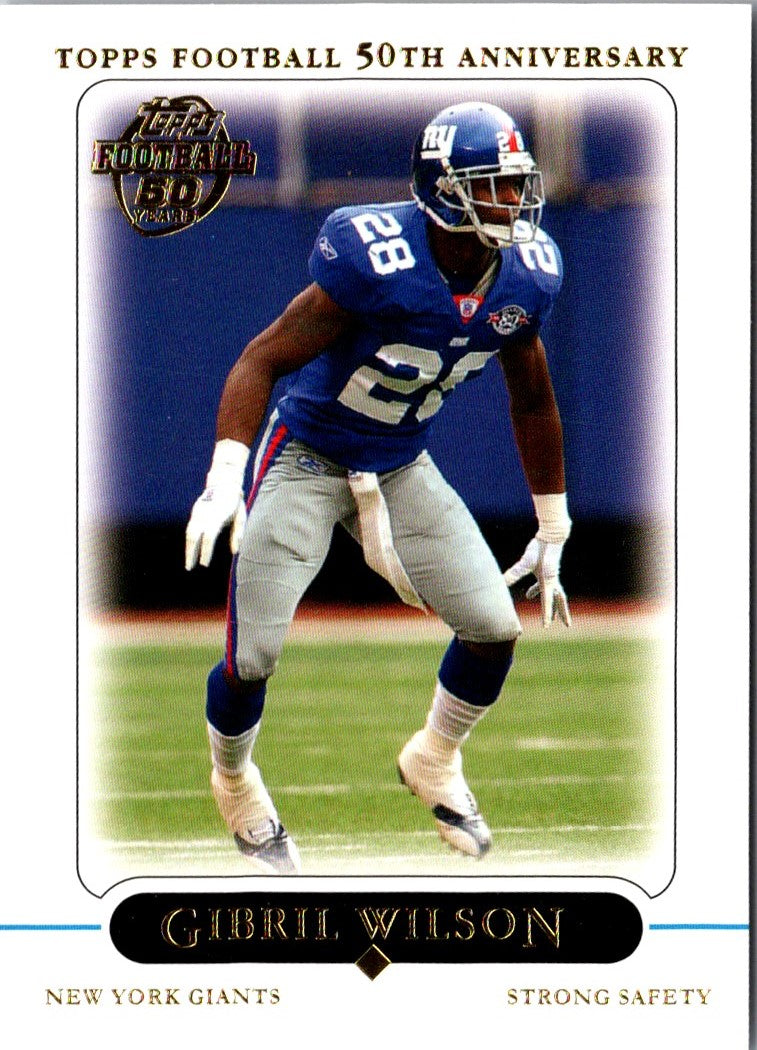 2005 Topps Gibril Wilson