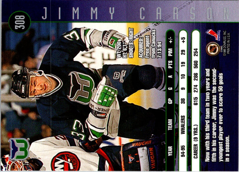 1995 Leaf Jimmy Carson