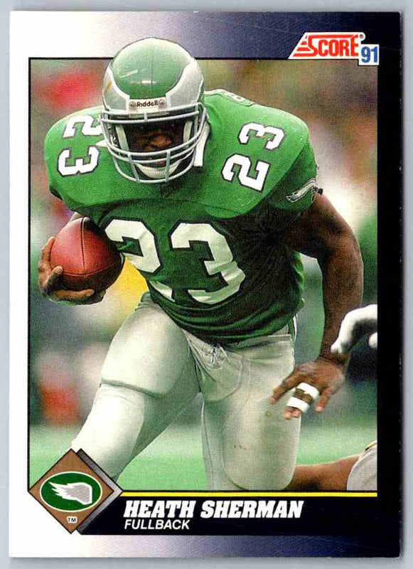 1991 Score Heath Sherman #498