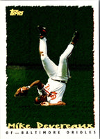 1995 Topps CyberStats (Spectralight) Mike Devereaux #19