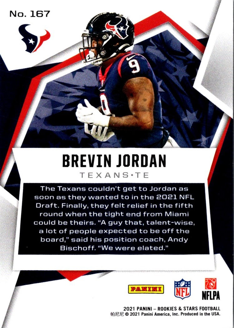 2021 Panini Rookies & Stars Brevin Jordan