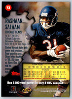1997 Topps Stadium Club Football Rashaan Salaam #73
