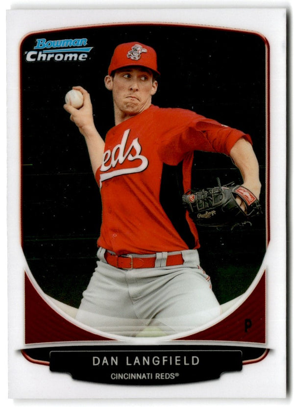 2013 Bowman Chrome Prospects Dan Langfield #BCP124