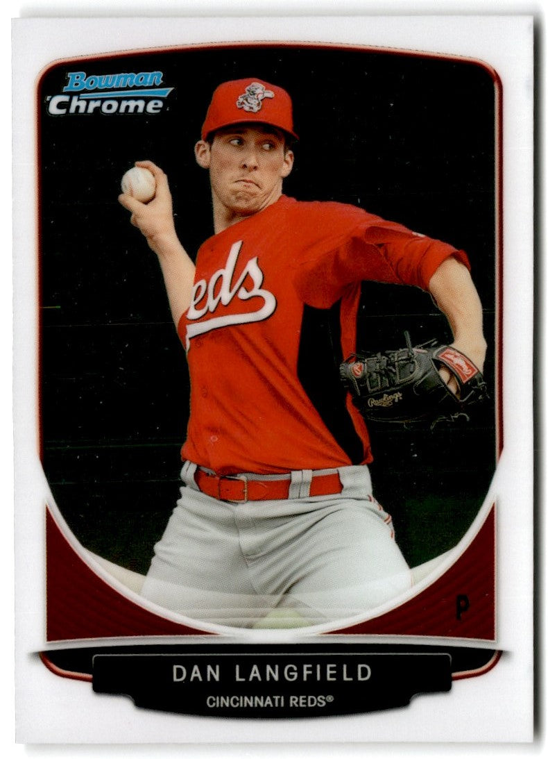 2013 Bowman Chrome Prospects Dan Langfield