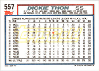 1992 Topps Dickie Thon #557
