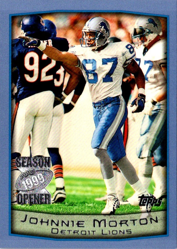 1999 Topps Season Opener Johnnie Morton #88