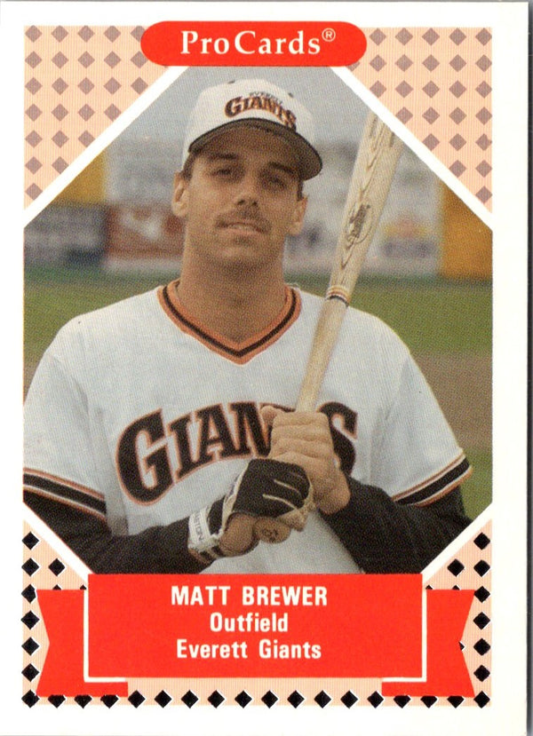 1991 ProCards Matt Brewer #359