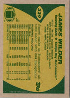 1989 Topps James Wilder #329