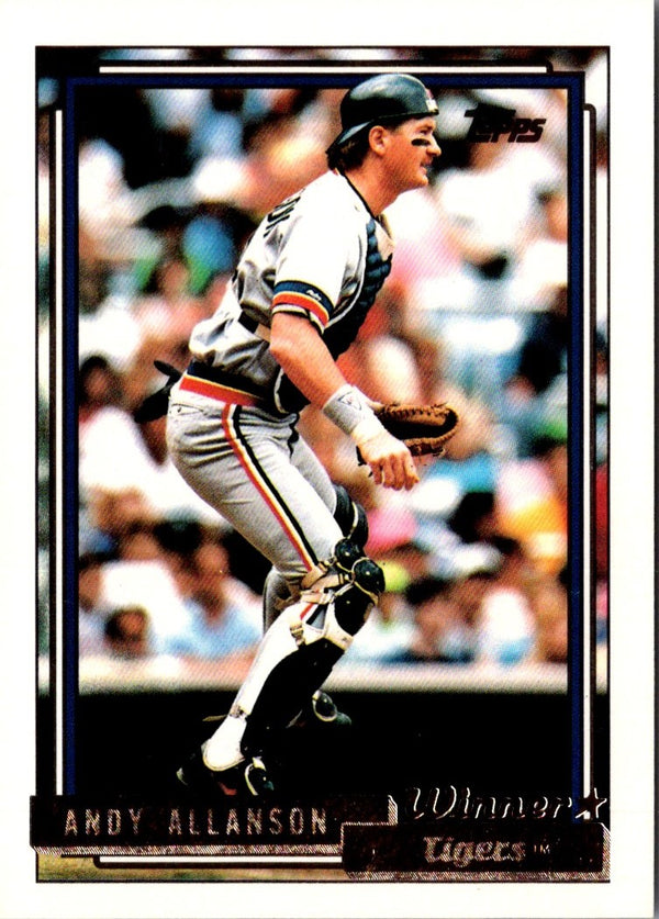 1992 Topps Andy Allanson #167