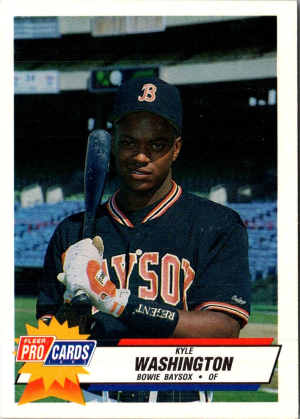 1992 Fleer Kyle Washington #169