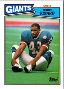 1987 Topps Terry Kinard