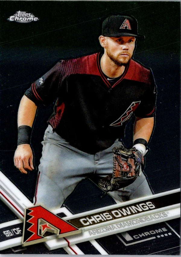 2017 Topps Chrome Chris Owings #58