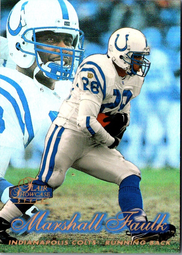 1998 Flair Showcase Row 2 Marshall Faulk