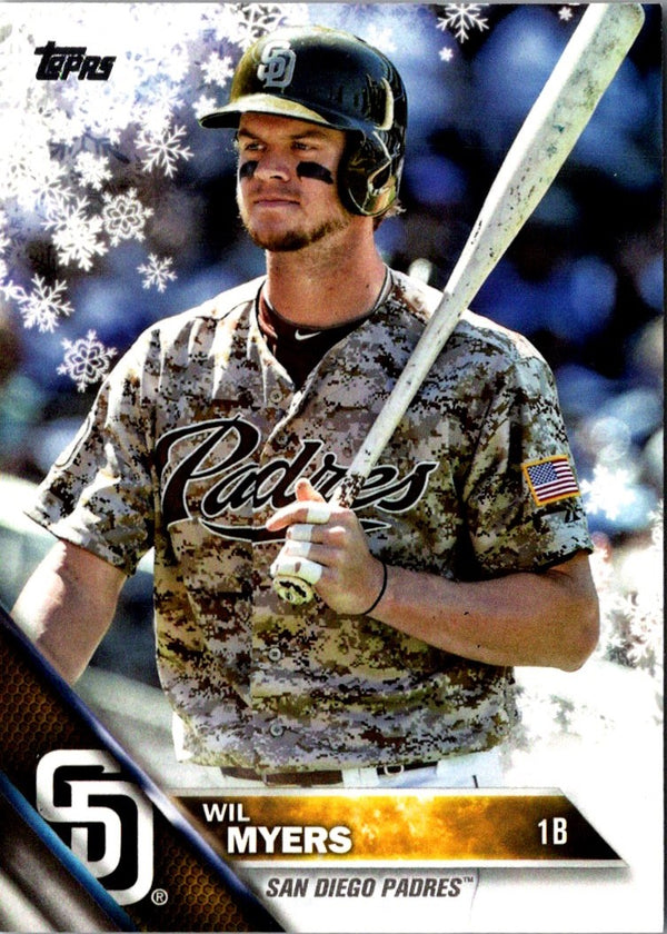 2016 Topps Holiday Baseball Wil Myers #HMW180