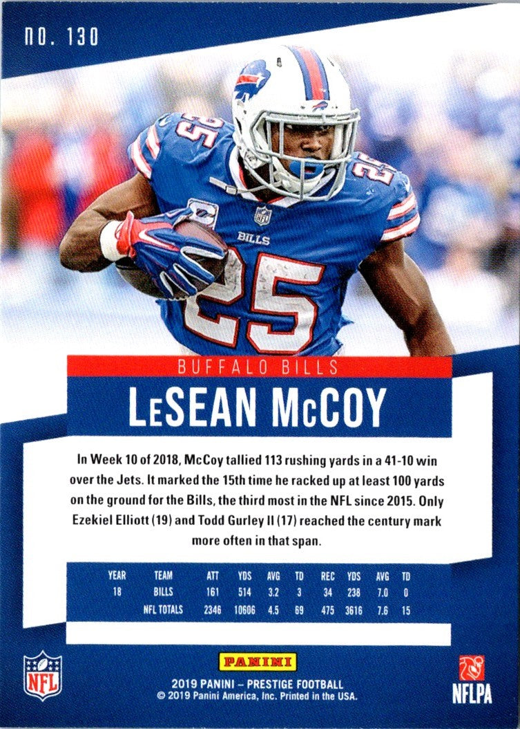 2019 Panini Prestige LeSean McCoy