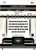 2006 Donruss Gridiron Gear Curtis Martin #72