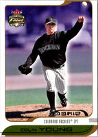 2002 Fleer Focus JE Colin Young #235 Rookie