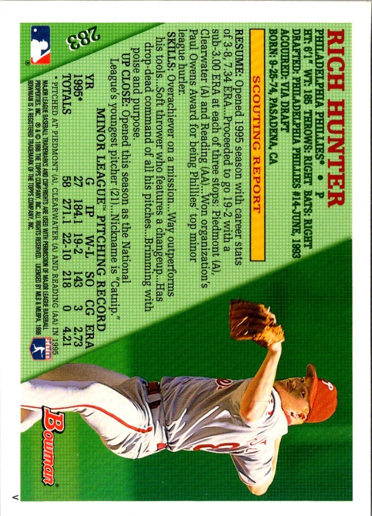 1996 Bowman Rich Hunter