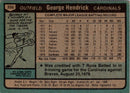 1980 Topps George Hendrick