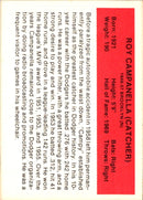 1987 Hygrade All-Time Greats Roy Campanella