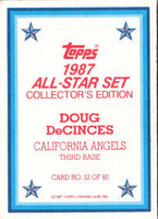 1987 Topps Glossy Send-Ins Doug DeCinces #52