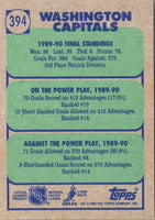 1990 Topps Washington Capitals #394