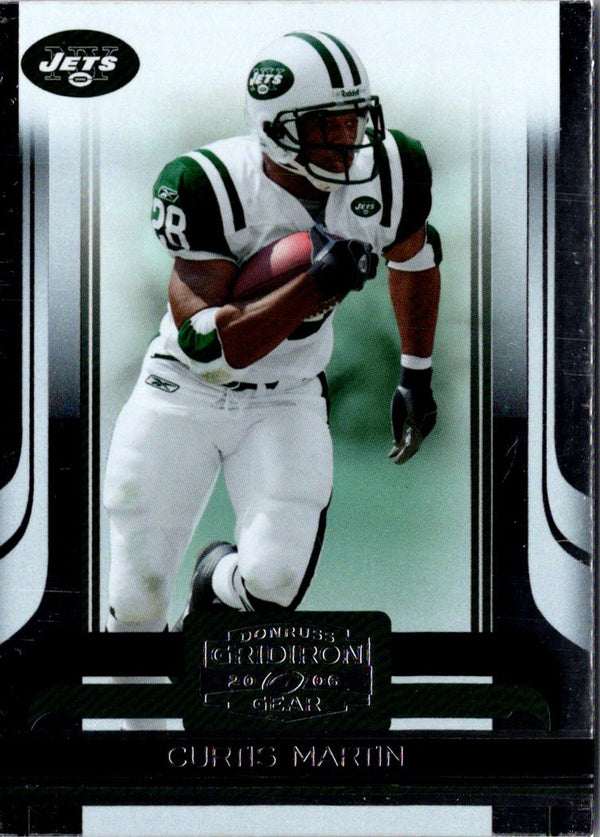 2006 Donruss Gridiron Gear Curtis Martin #72