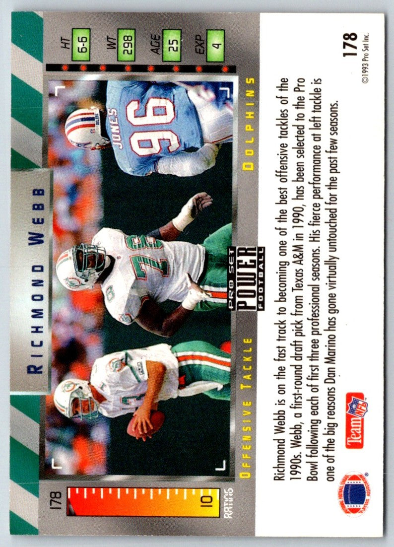 1993 Pro Set Power Richmond Webb