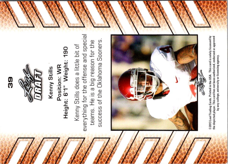 2013 Leaf Draft Kenny Stills