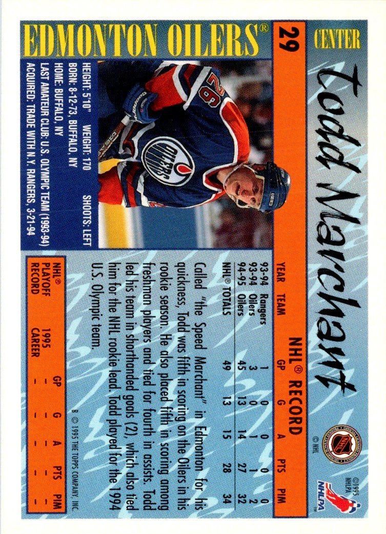 1995 Topps Todd Marchant