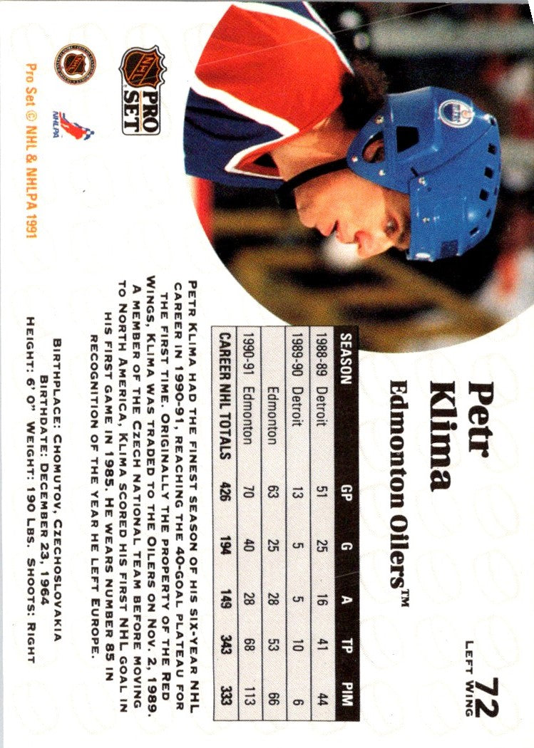 1991 Pro Set Petr Klima
