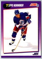 1991 Score Teppo Numminen #101