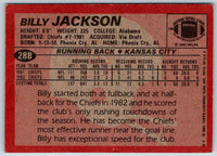 1983 Topps Billy Jackson #288