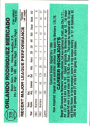 1984 Donruss Orlando Mercado