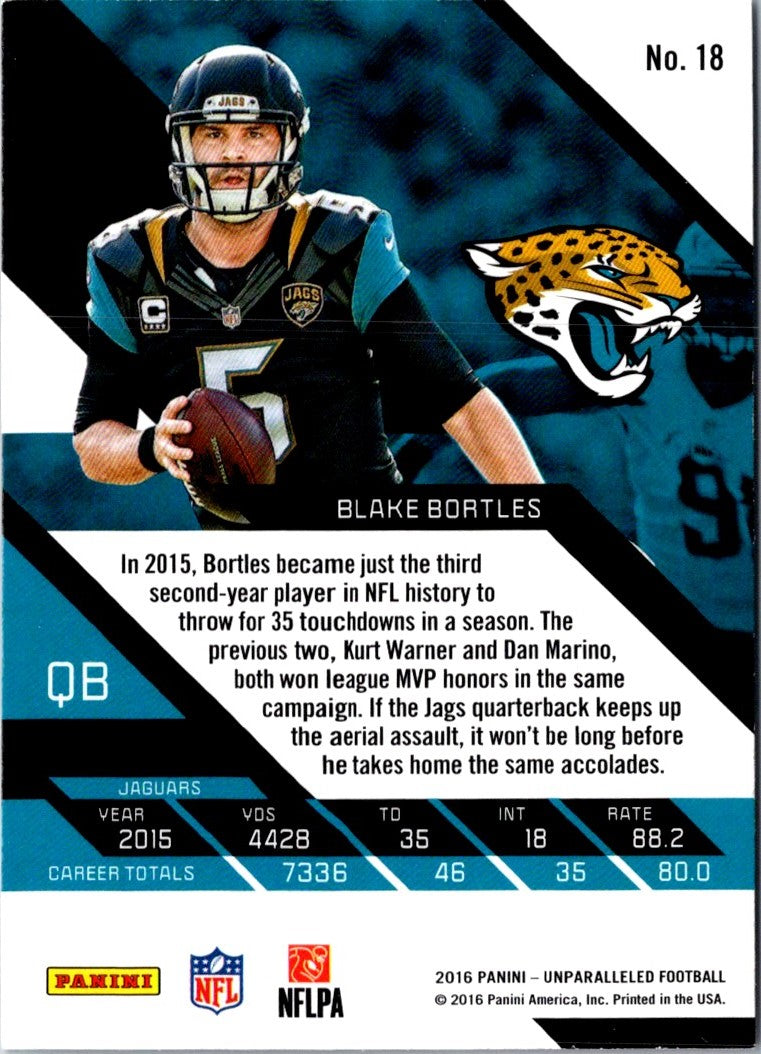 2016 Panini Unparalleled Blake Bortles