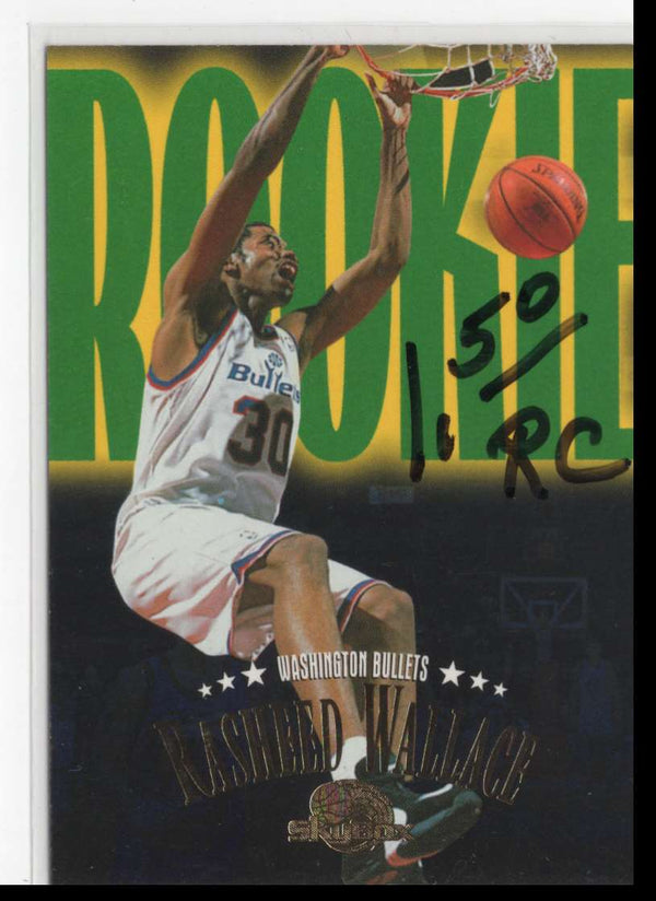 1996 SkyBox Premium NBA Pick-Up Game Sweepstakes Stickers Washington Bullets #29