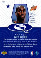 1998 UD Choice StarQuest Red Gary Payton #SQ25