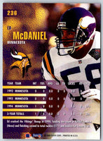 1995 Fleer Ed McDaniel #236