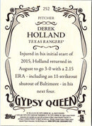 2016 Topps Gypsy Queen Derek Holland