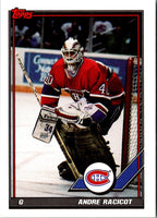 1991 Topps Andre Racicot #450 Rookie