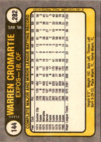 1981 Fleer Warren Cromartie #144