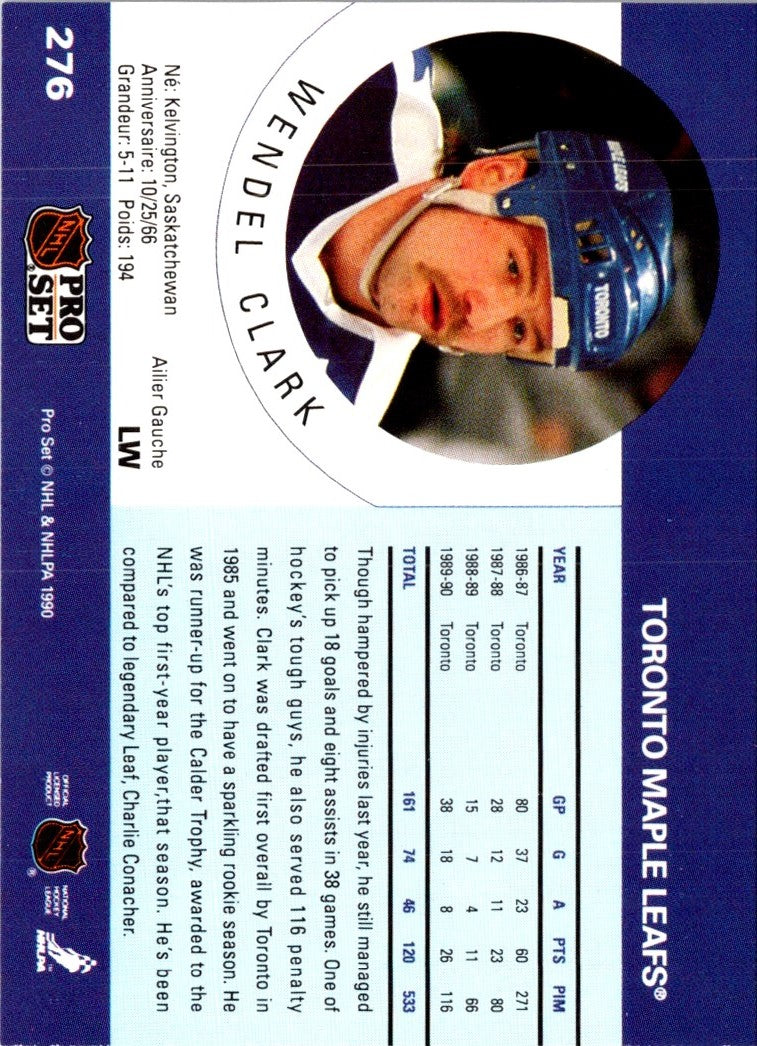 1990 Pro Set Wendel Clark