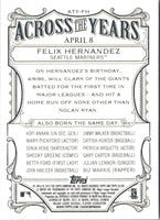 2013 Topps Allen & Ginter Across the Years Felix Hernandez #ATY-FH
