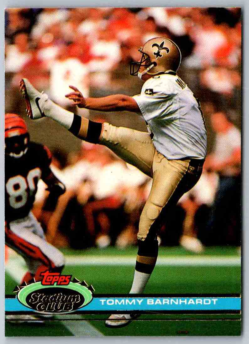 1991 Topps Stadium Club Football Tommy Barnhardt
