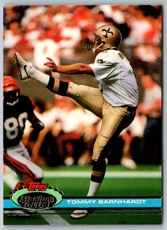 1991 Topps Stadium Club Football Tommy Barnhardt #217