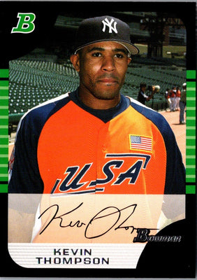 2005 Bowman Chrome Draft Picks & Prospects Kevin Thompson #BDP152 Rookie
