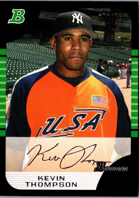 2005 Bowman Chrome Draft Picks & Prospects Kevin Thompson #BDP152 Rookie