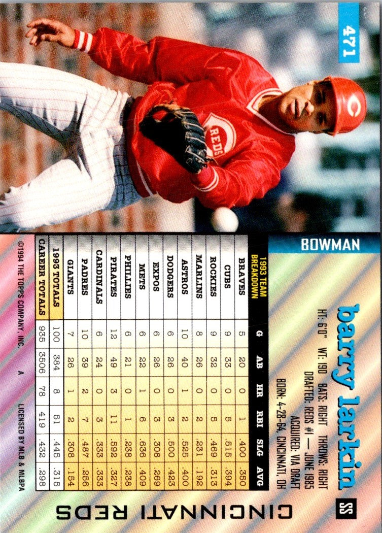 1994 Bowman Barry Larkin